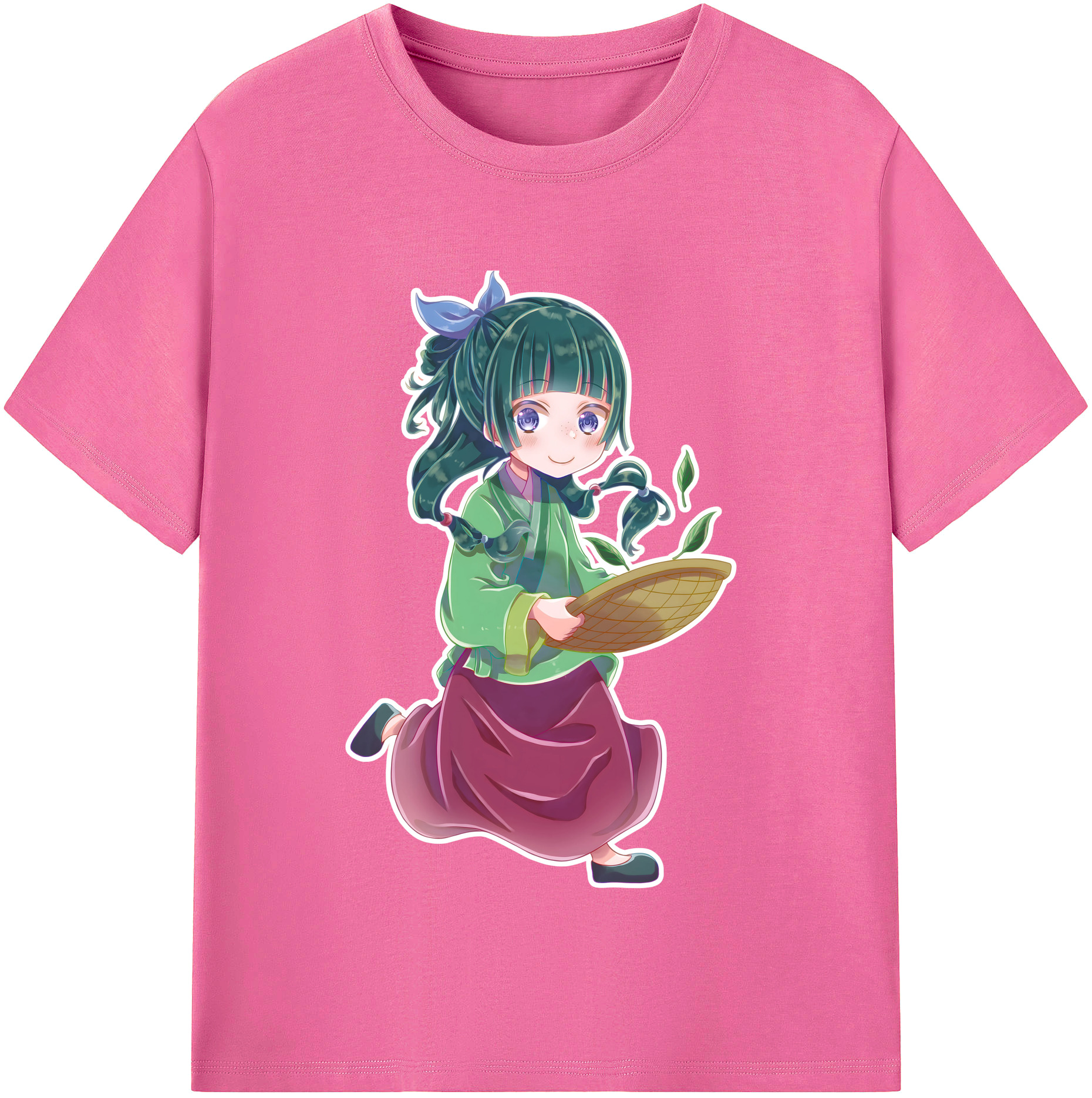 （画像用） 薬屋のひとりごと The Apothecary Diaries レディースカジュアルプリントTシャツ（綿100％）